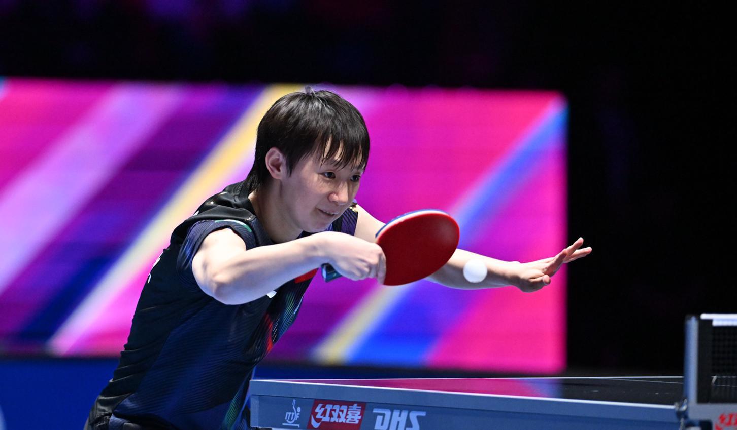 3-0横扫申裕斌！中国女乒27岁1米76王牌闪耀：单局轰11-1无懈可击