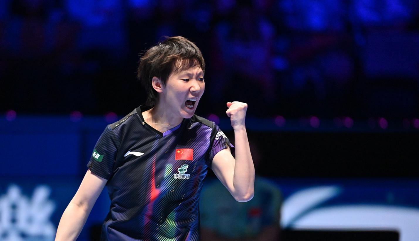 3-0横扫申裕斌！中国女乒27岁1米76王牌闪耀：单局轰11-1无懈可击